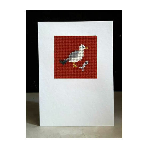 Chips The Seagull Mini Beadwork Embroidery Card Kit