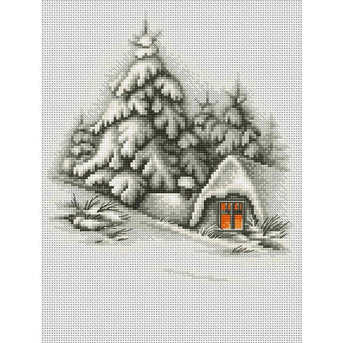 Winter Landscape Cross Stitch Kit