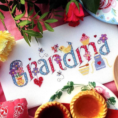 Grandma Cross Stitch Kit
