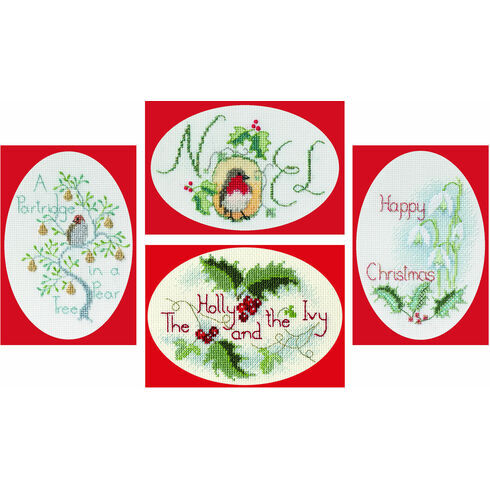 Classic Collection Christmas Card Cross Stitch Kits