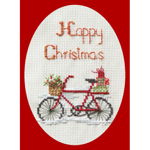 Christmas Delivery Cross Stitch Card Kit