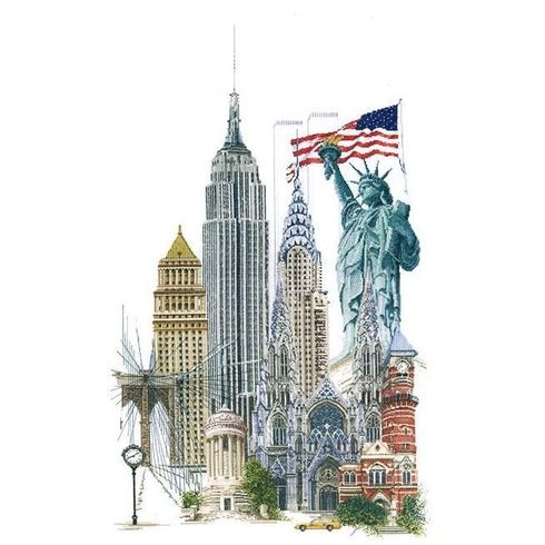 Thea Gouverneur New York Cross Stitch Kit