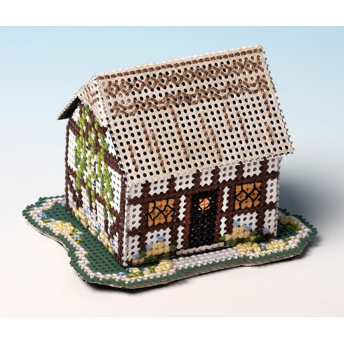 Primrose Cottage 3D Cross Stitch Kit