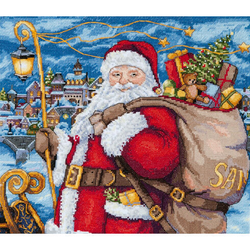 Santa Is Coming! Cross Stitch Kit