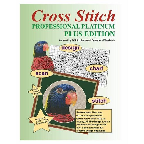 Cross Stitch Professional Platinum Plus Design Software - DOWNLOAD VERSION