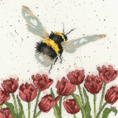 Flight Of The Bumble Bee Cross Stitch Kit