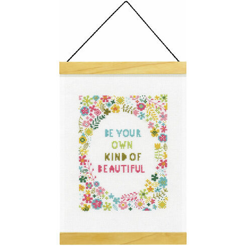 Own Kind Of Beautiful Banner Cross Stitch Kit