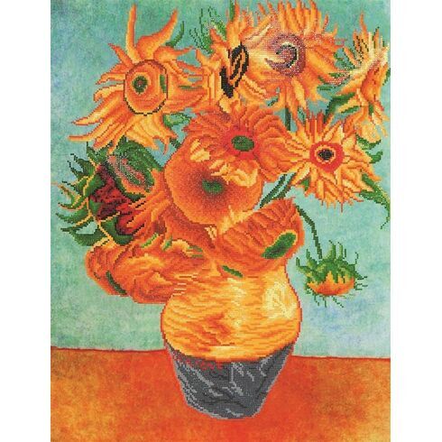 Van Gogh's Sunflowers Diamond Dotz Kit