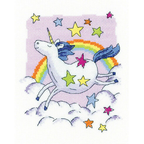 Unicorn Cross Stitch Kit by Karen Carter
