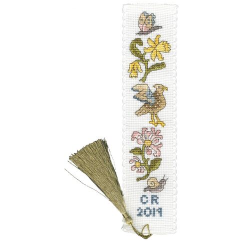Daffodil And Honeysuckle Bookmark Cross Stitch Kit