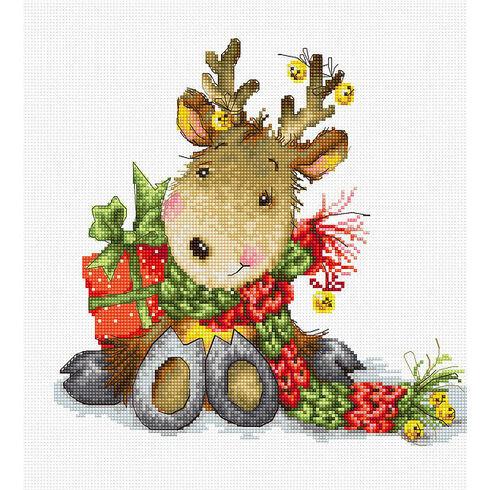 Reindeer Cross Stitch Kit