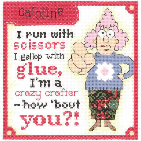 Crazy Crafter Cross Stitch Kit