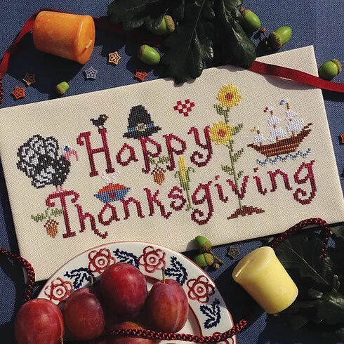 Happy Thanksgiving Cross Stitch Kit