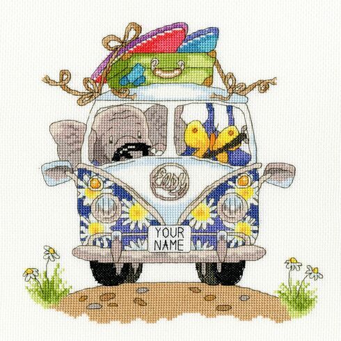Pack Your Trunk Elly Cross Stitch Kit