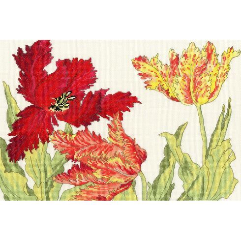 Tulip Blooms Cross Stitch Kit