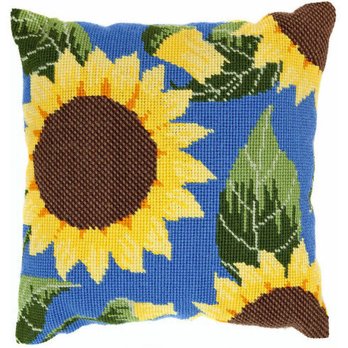 Sunflower Herb Pillow Tapestry Kit