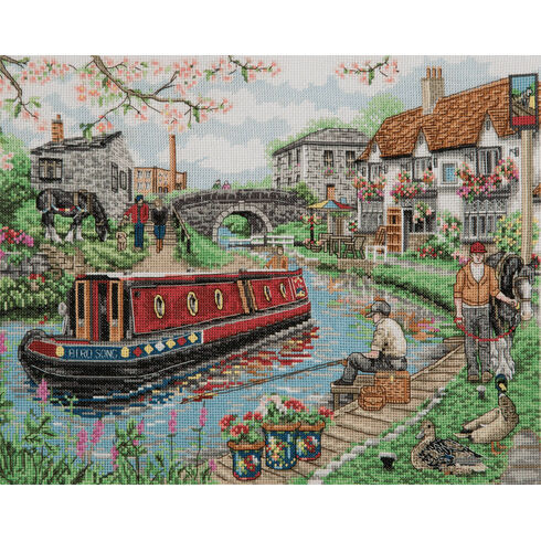 Country Canal Cross Stitch Kit