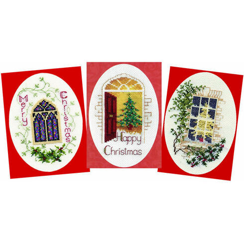 Welcome Cross Stitch Card Kits (Derwentwater Designs Set 3)