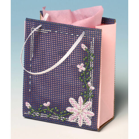 Clematis Gift Bag 3D Cross Stitch Kit