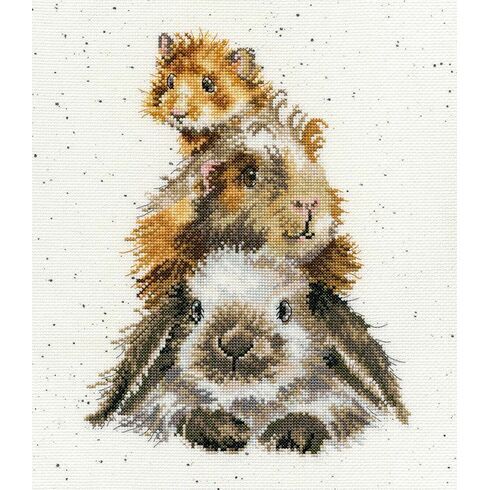 Piggy In The Middle Cross Stitch Kit