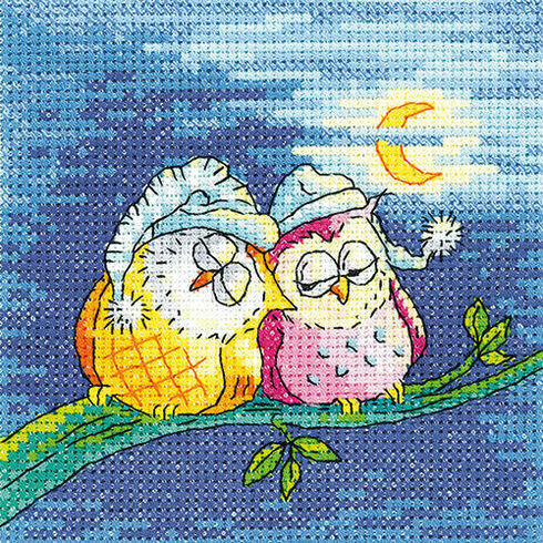 Night Owls Cross Stitch Kit