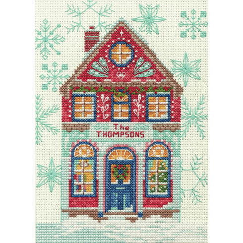 Holiday Home Cross Stitch Kit