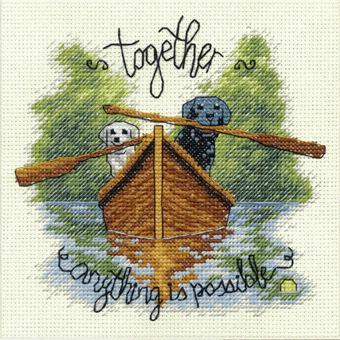 Together Dogs Cross Stitch Kit
