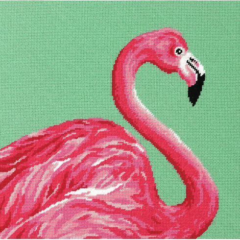 Pink Flamingo Tapestry Kit