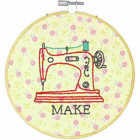 Make Embroidery Hoop Kit