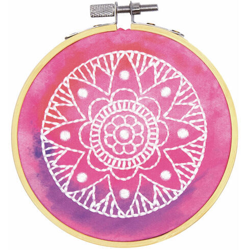 Mandala Embroidery Hoop Kit