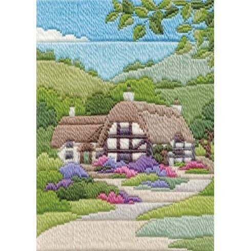 Summer Cottage Long Stitch Kit