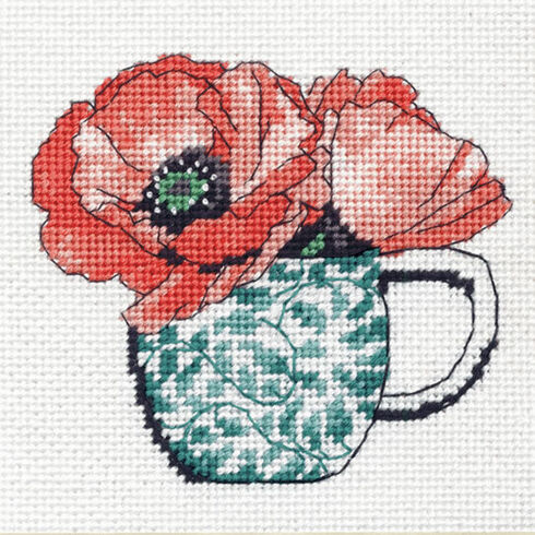 Floral Teacup Tapestry Kit
