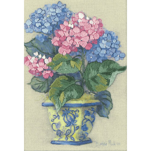Colourful Hydrangea Embroidery Kit