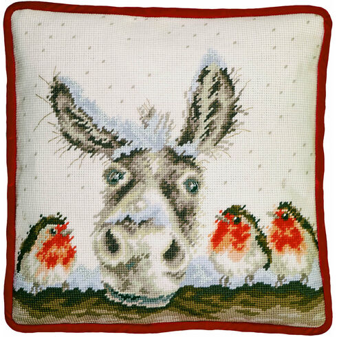 Christmas Donkey Tapestry Panel Kit