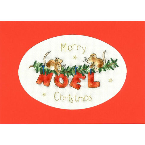The First Noel Cross Stitch Christmas Card Kit