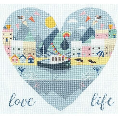 Love Life Cross Stitch Kit