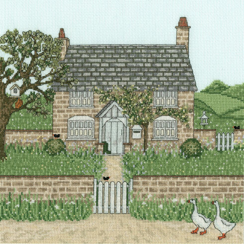 Gardener's Cottage Cross Stitch Kit