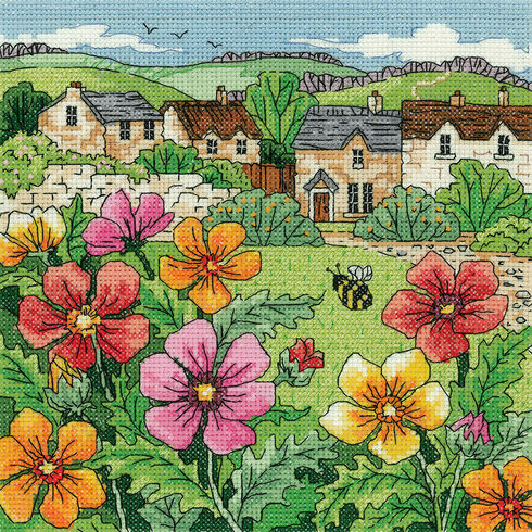 Country Village Cross Stitch Kit