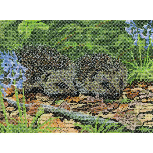 Hedgehogs In Spring Cross Stitch Kit