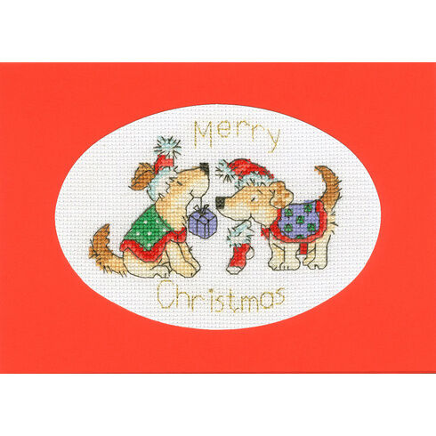 Christmas Treats Cross Stitch Christmas Card Kit