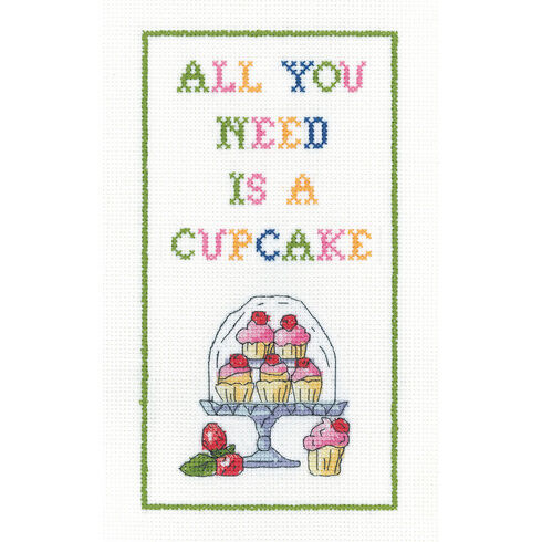 Cupcake Cross Stitch Kit