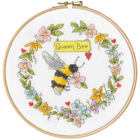 Queen Bee Cross Stitch Kit