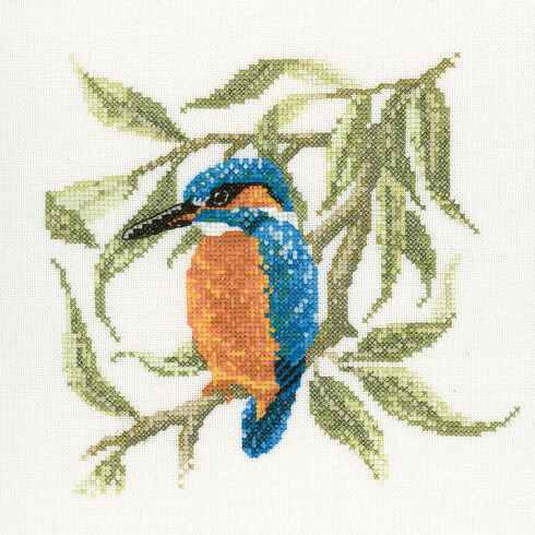 Kingfisher by David Merry Cross Stitch Kit