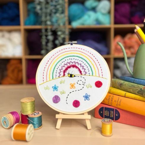 Rainbow Sampler Embroidery Kit