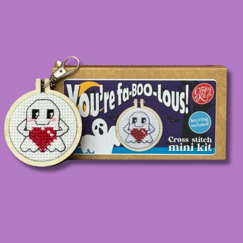 Bestie-Boos! Halloween Mini Matchbox Cross Stitch Kit