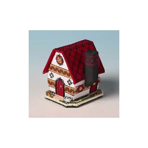 Sunset Doodle Cottage 3D Cross Stitch Kit