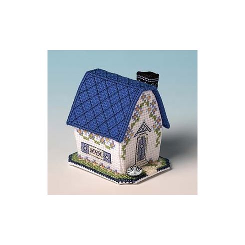 Speedwell Doodle Cottage 3D Cross Stitch Kit