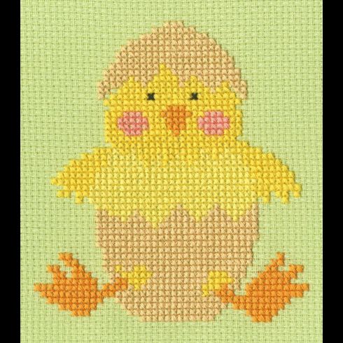 Easter Chick Cross Stitch Kit
