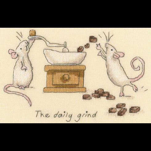 The Daily Grind Cross Stitch Kit