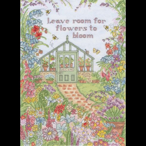 Flowers In Bloom Cross Stitch Kit